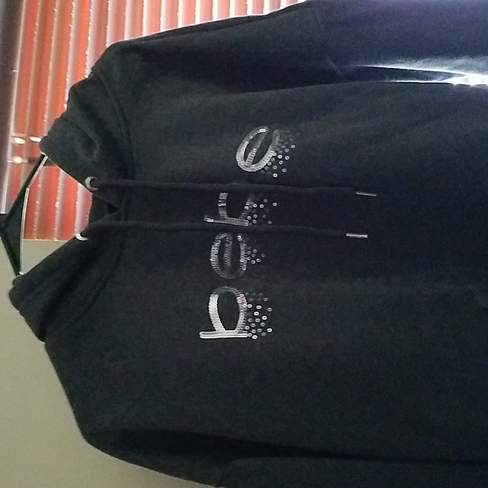 Bebe dark grey hoodie size 1x